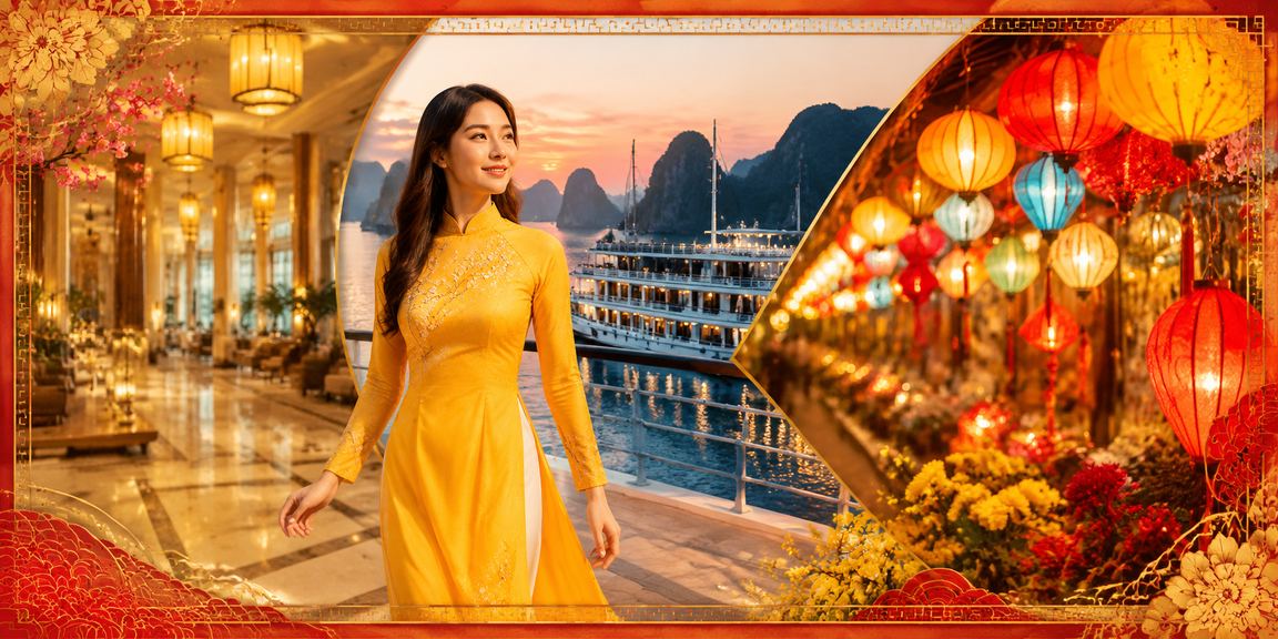 Cảnh đêm vịnh Hạ Long với người chơi tham gia cược trực tuyến tại khu chợ đêm